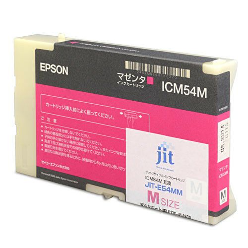 エプソン EPSON ICM54M マゼンタ Mサイズ対応 ジットリサイクルインクカートリッジ 【JIT-E54MM】